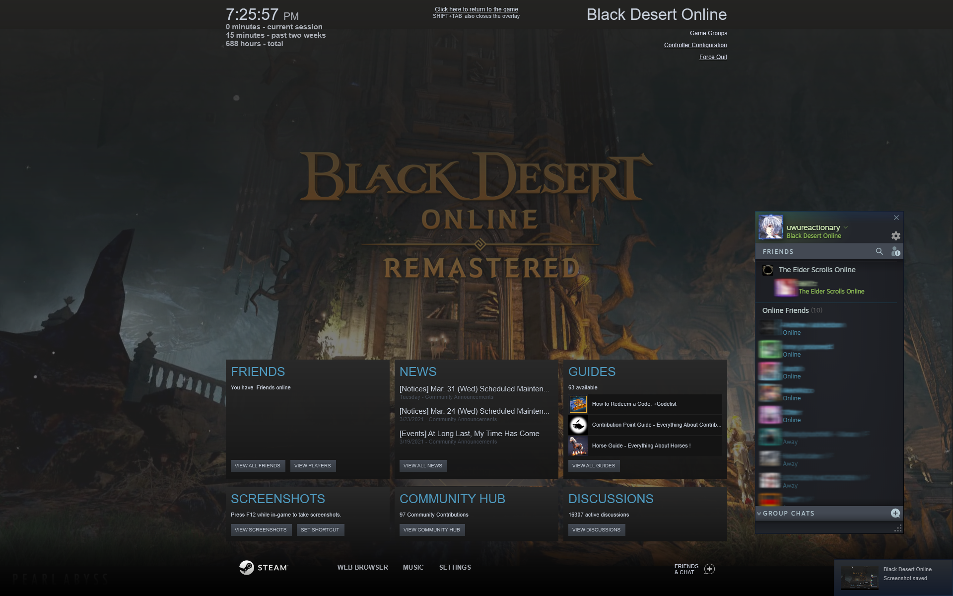 Black Desert Играйте на существующей учетной записи BDO с полной интеграцией Steam Overlay. [Updated 2021]