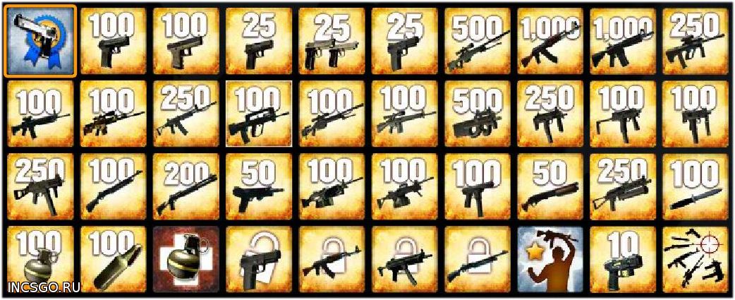 Карта для выполнения всех достижений в кс го