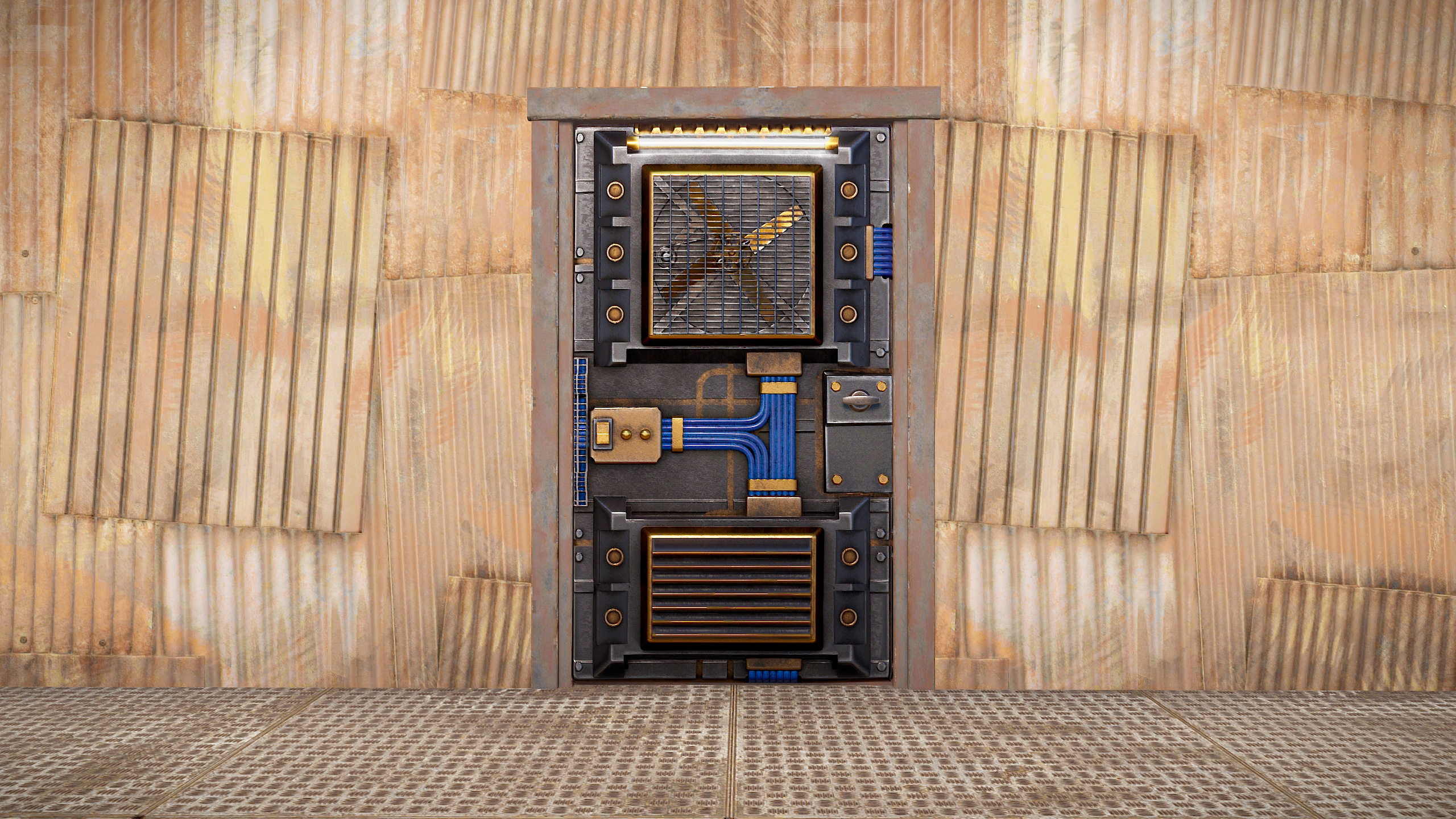 Cooling Station Metal Door thumbnail 2
