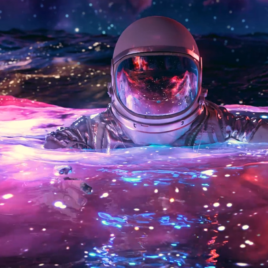 Astronaut Swimming