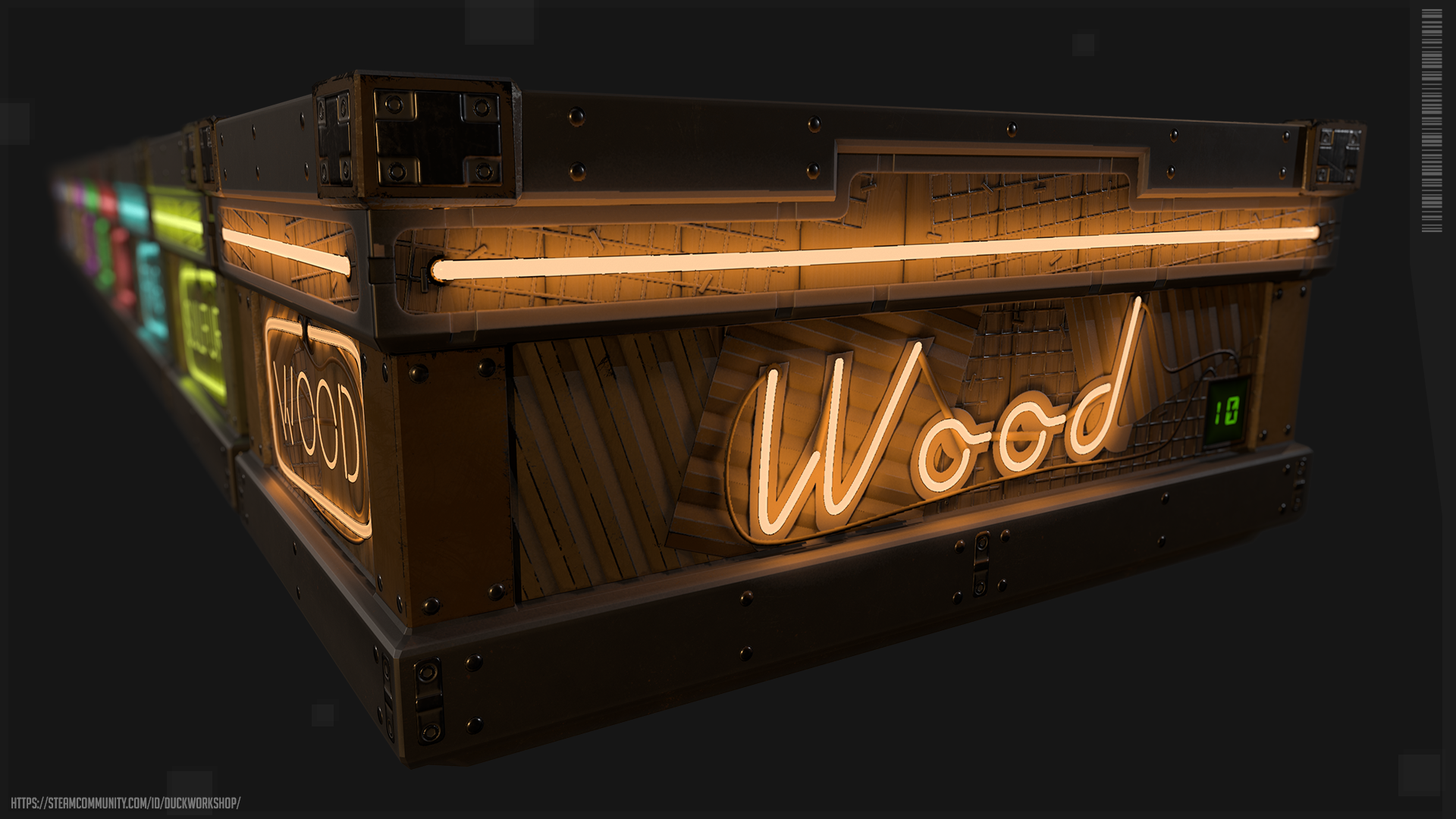 Neon Wood Storage thumbnail 4