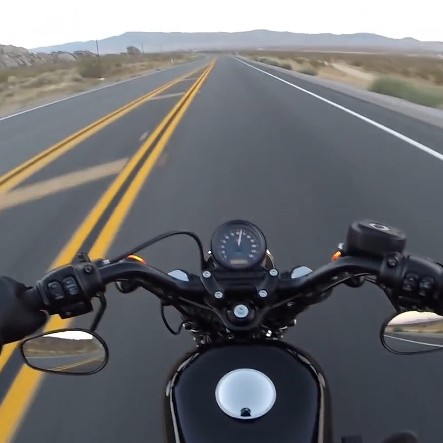 Harley Davidson ride with a GoPro