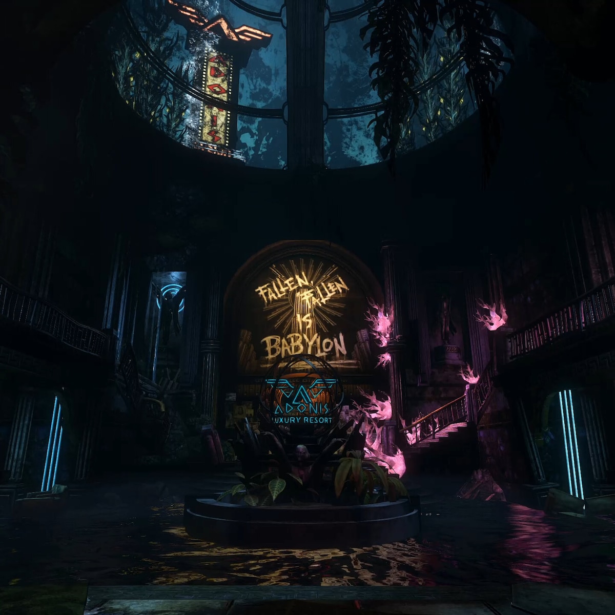 Bioshock 2 Remastered Adonis Resort looped 21:9 3440x1440 60fps