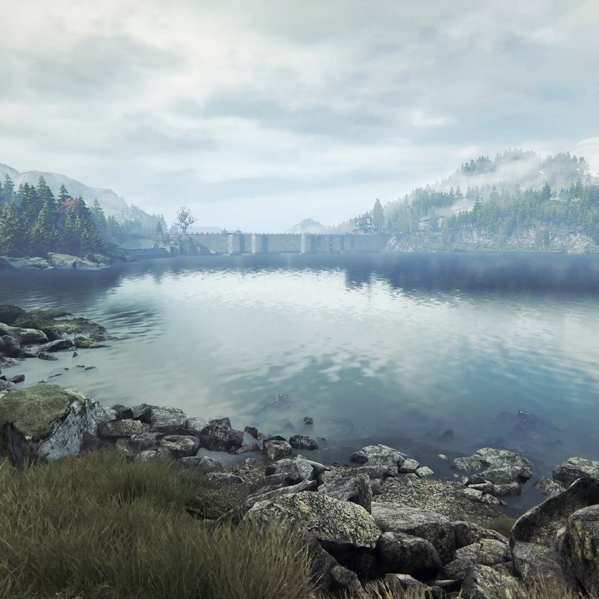 Ethan Carter Peaceful Lakeside view looped 21:9 3440x1440 60fps