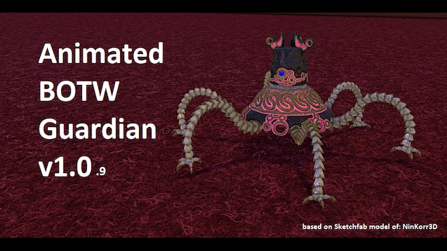 Steam Workshop Animated Guardian Model The Legend Of Zelda Breath Of The Wild Zelda Botw