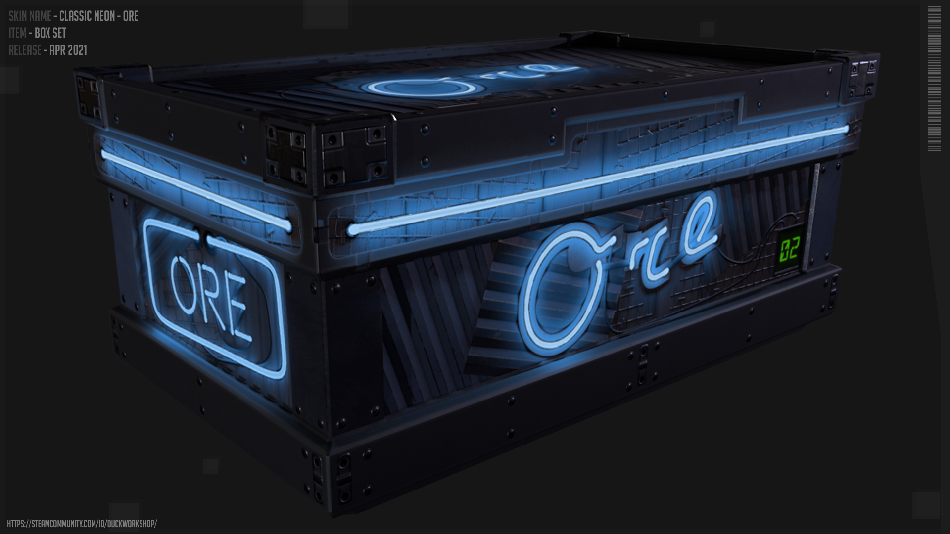 Neon Ore Storage screenshot 1