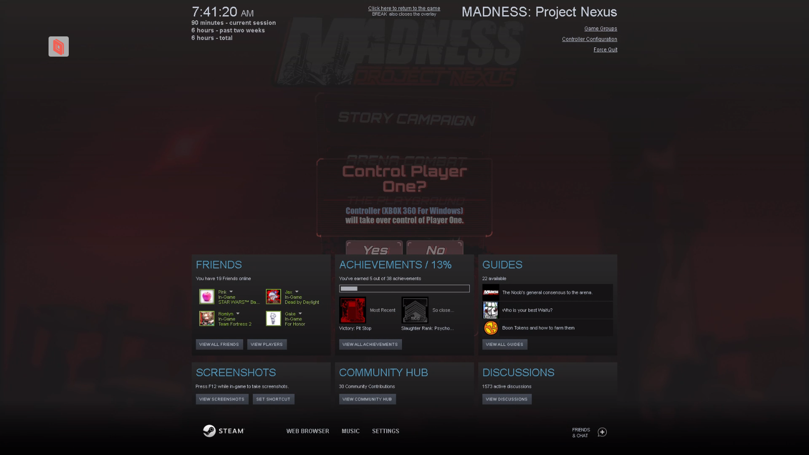 MADNESS: Project Nexus Fix Controller For Multiplayer