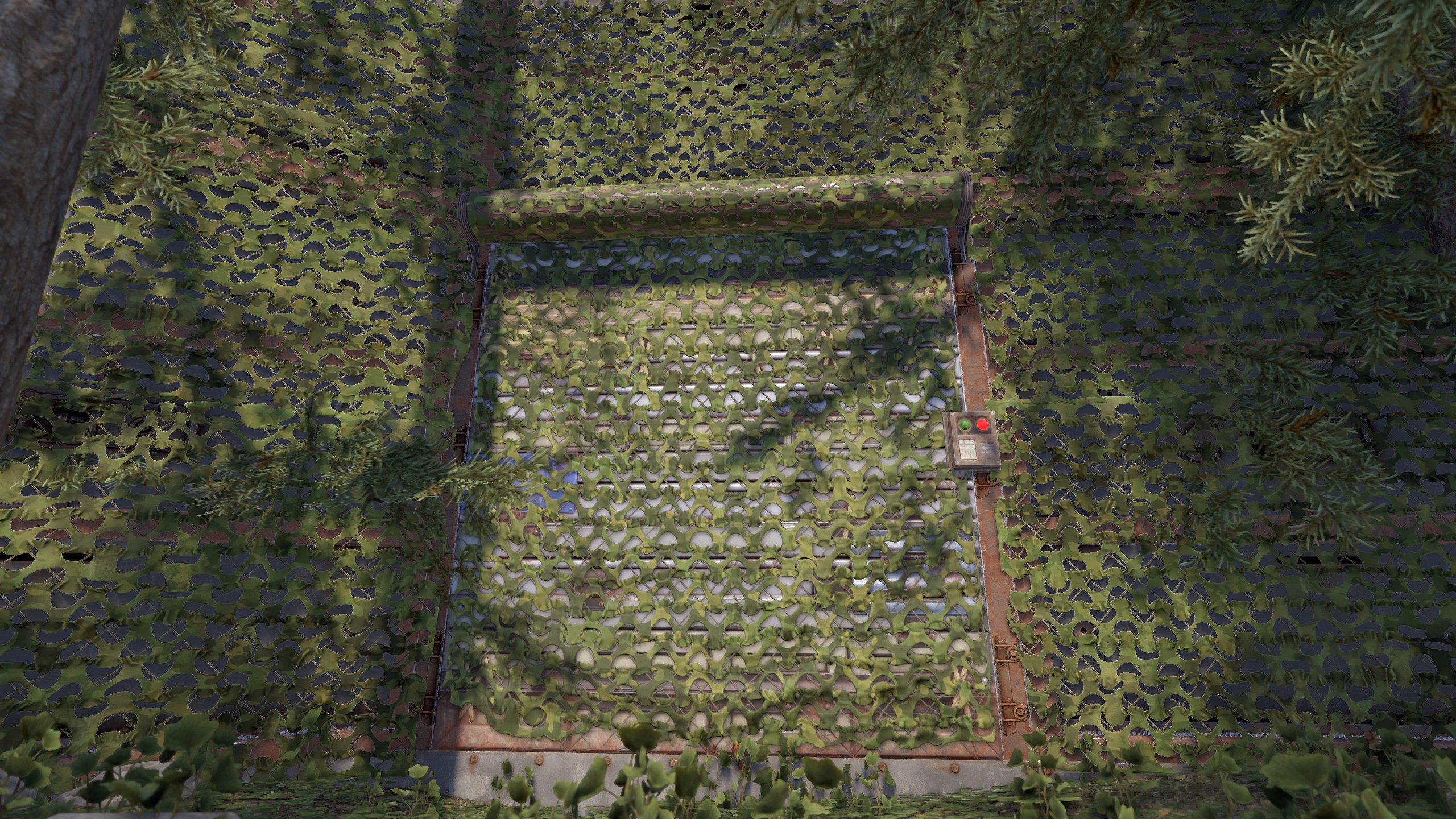 Camouflage Net Garage Door thumbnail 3