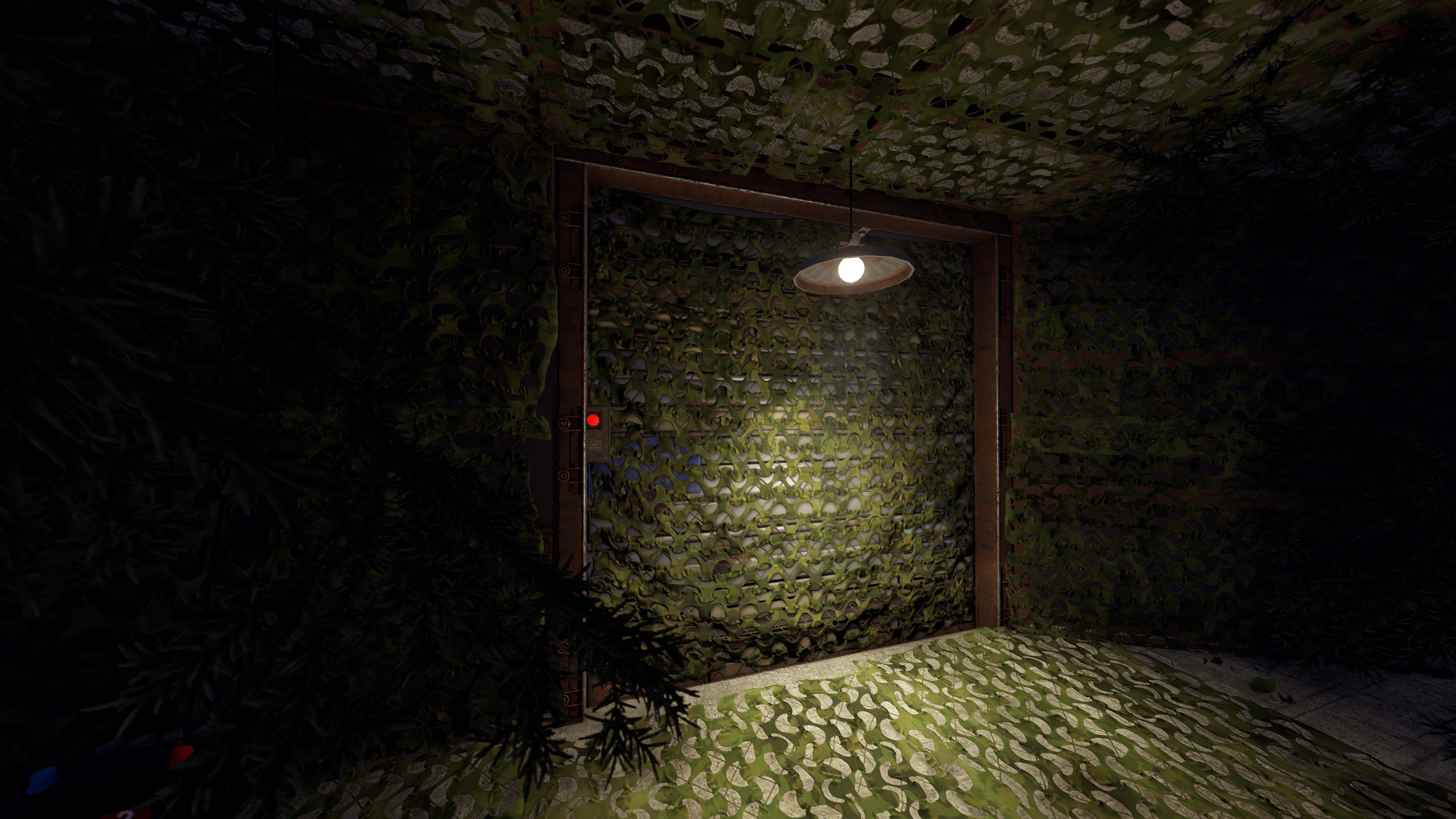 Camouflage Net Garage Door thumbnail 4