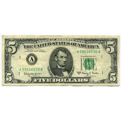 0.5 долларов