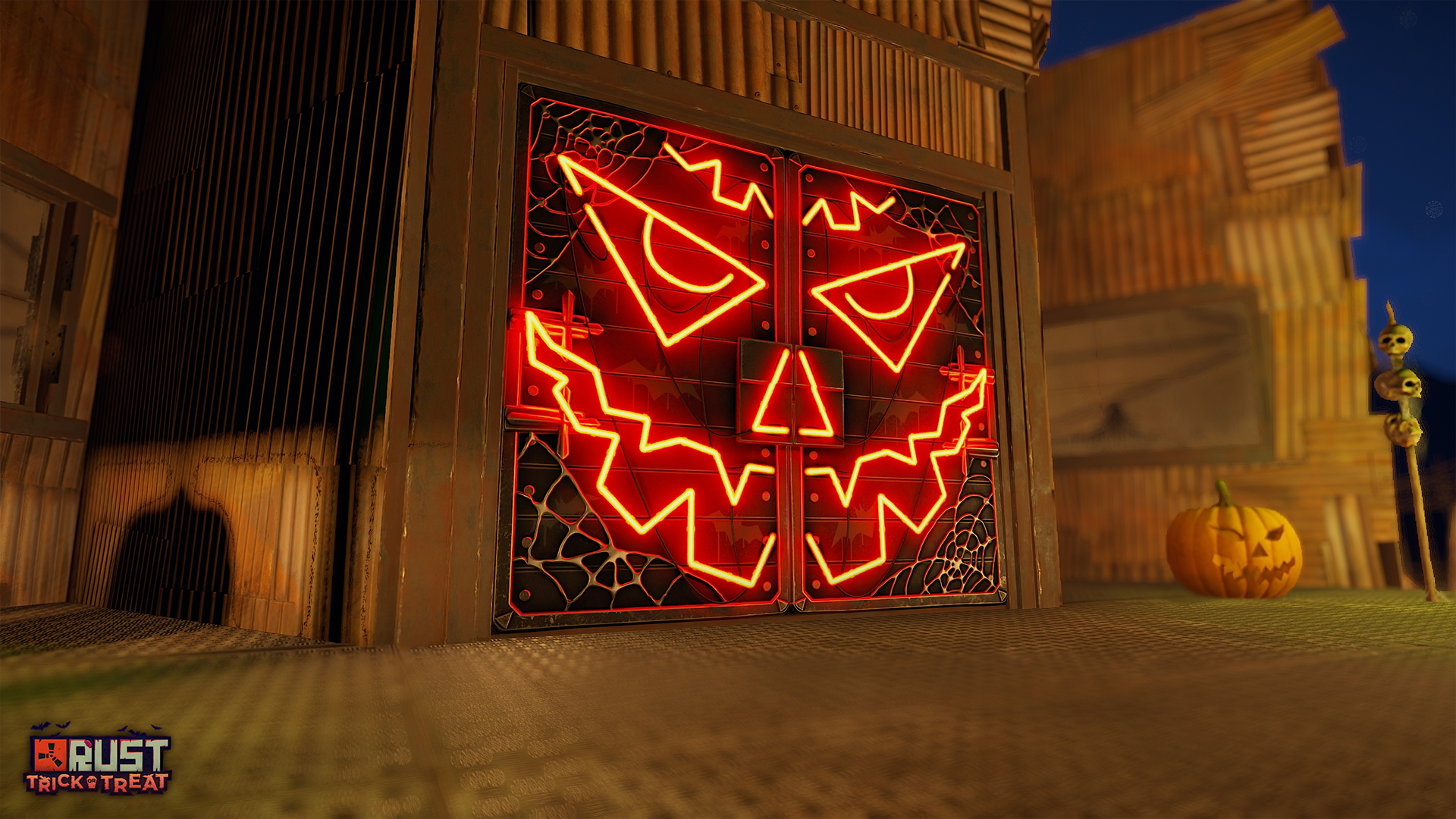 Neon Pumpkin Metal Double Door thumbnail 5