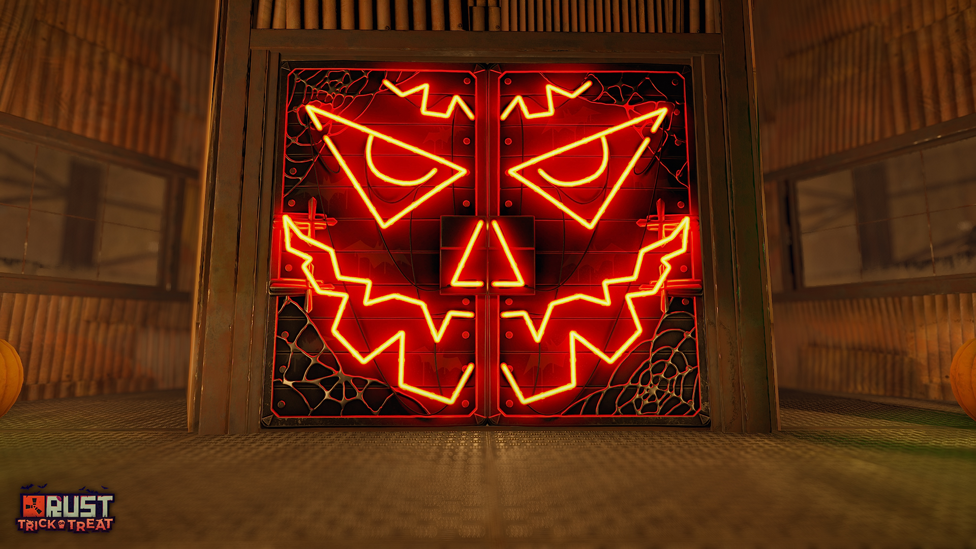 Neon Pumpkin Metal Double Door thumbnail 6
