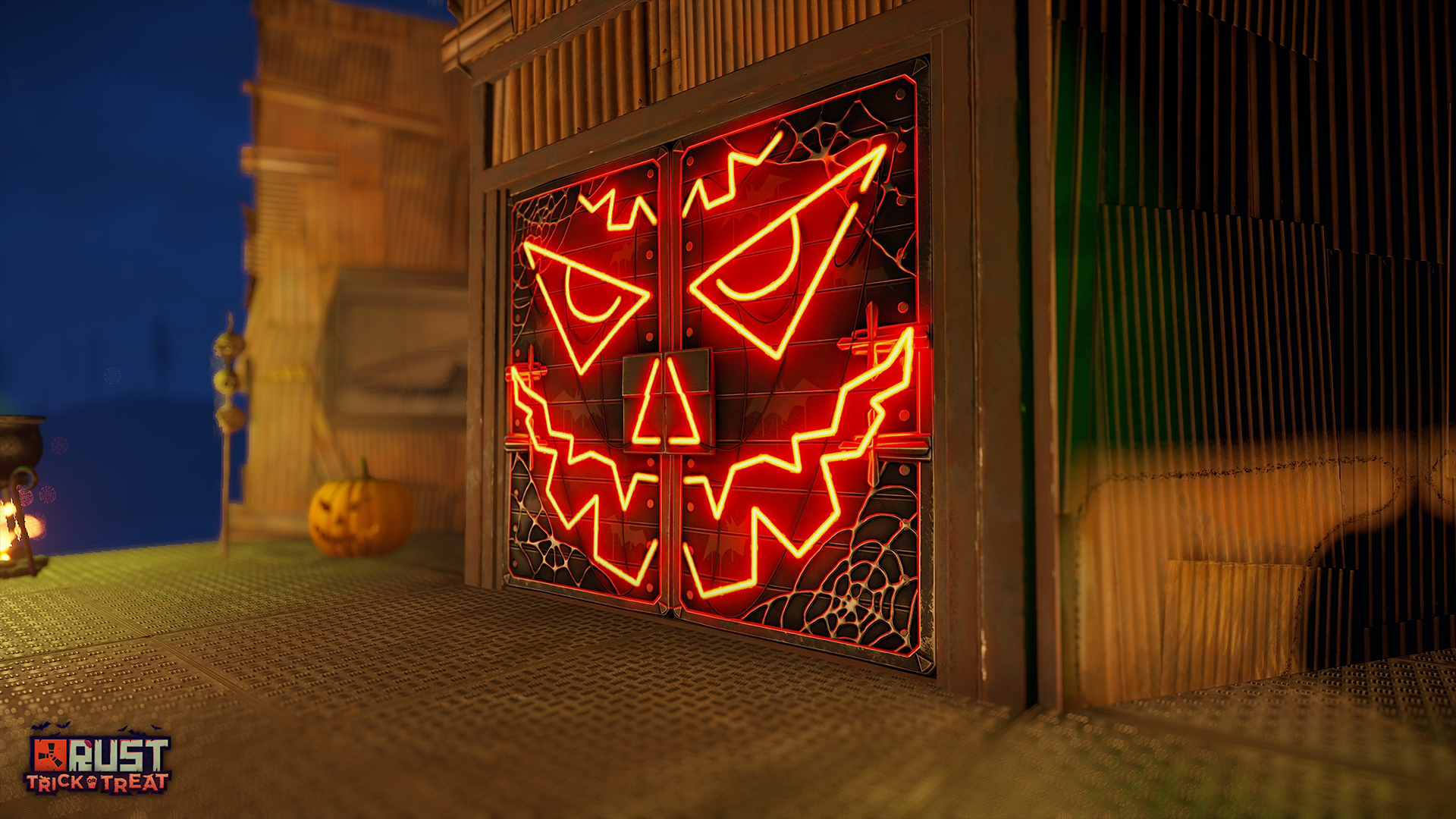 Neon Pumpkin Metal Double Door thumbnail 8