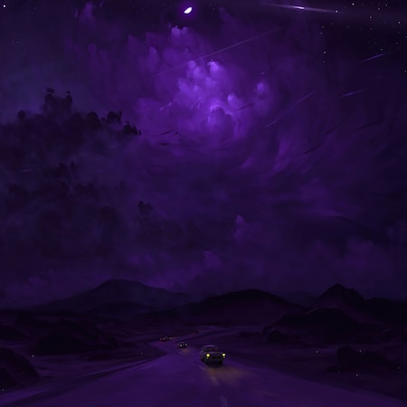 purple road sky (4k) | Wallpapers HDV