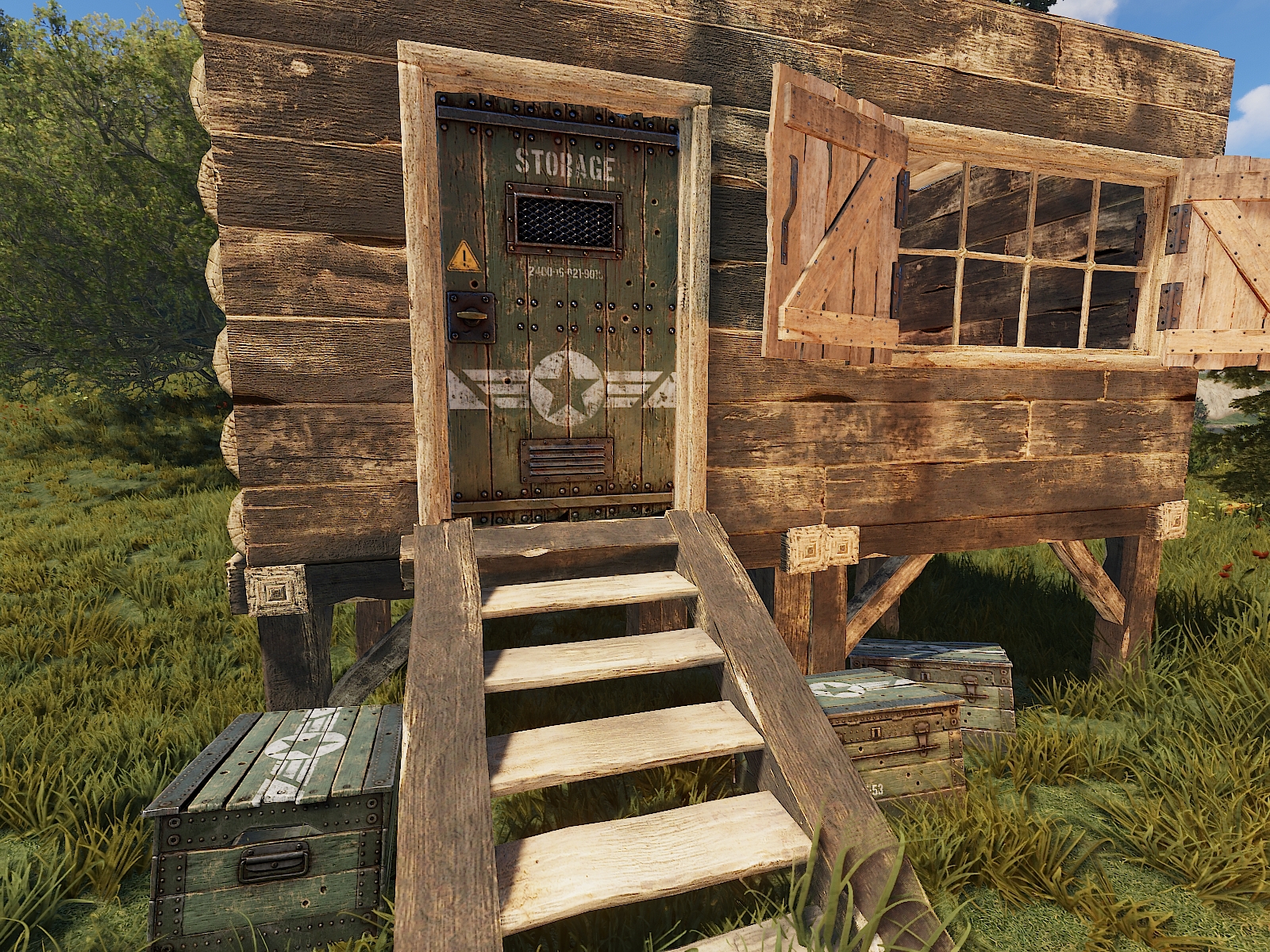 Military Storage Wooden Door screenshot 1
