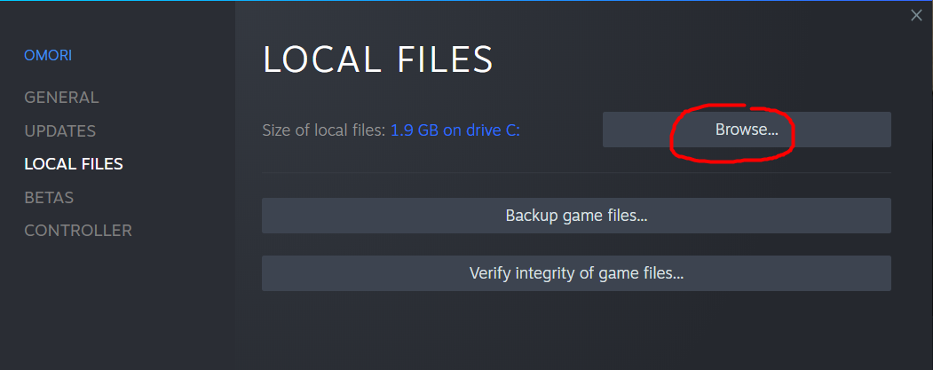 Verify Integrity of game files Dota 2.