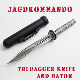 Jagdkommando - tridagger knife and baton