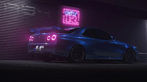 Nissan Skyline GTR r34 Night