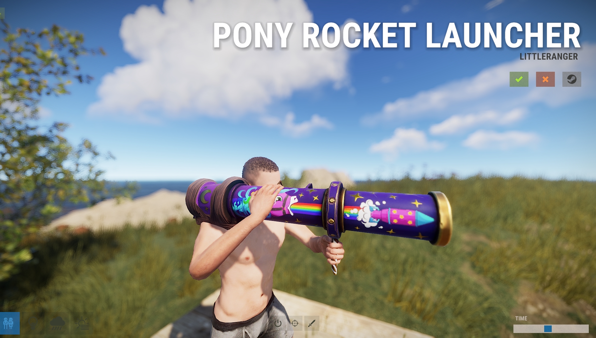 Rainbow Pony Rocket Launcher screenshot 1