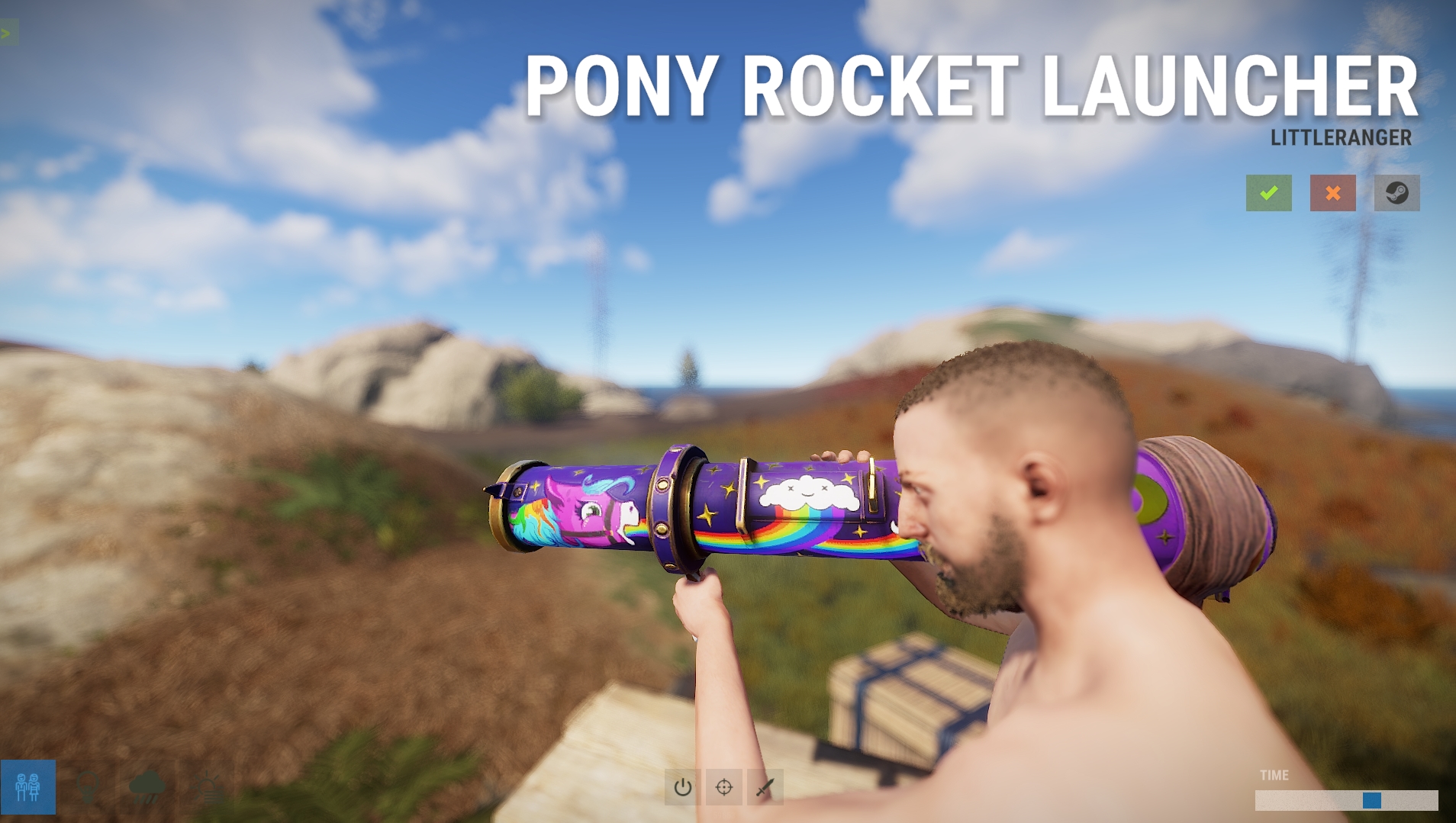 Rainbow Pony Rocket Launcher thumbnail 2