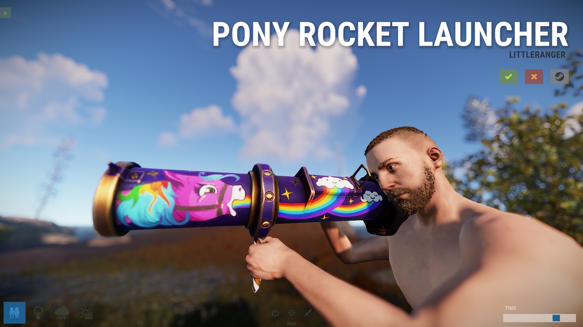 Rainbow Pony Rocket Launcher thumbnail 3