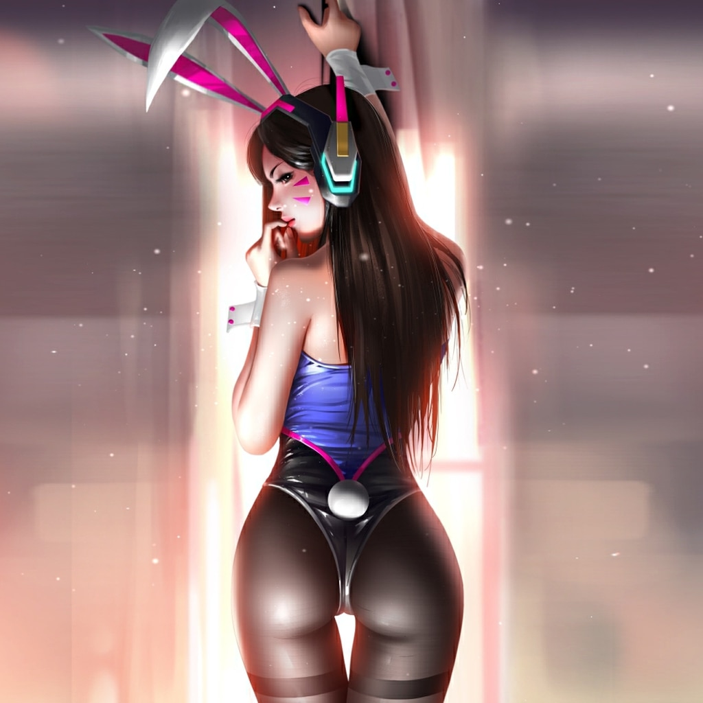 D.VA Overwatch sexy female porn art