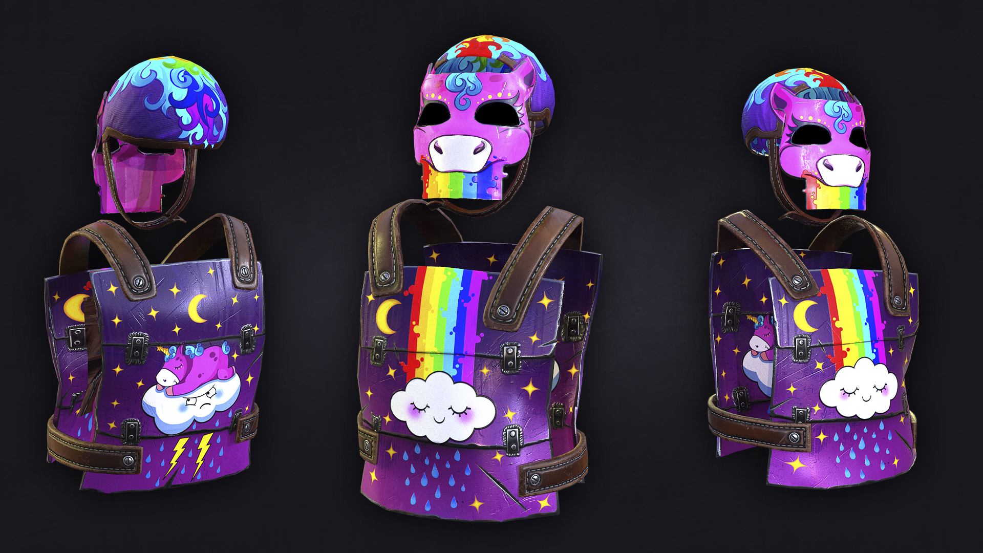 Rainbow Pony Mask thumbnail 2