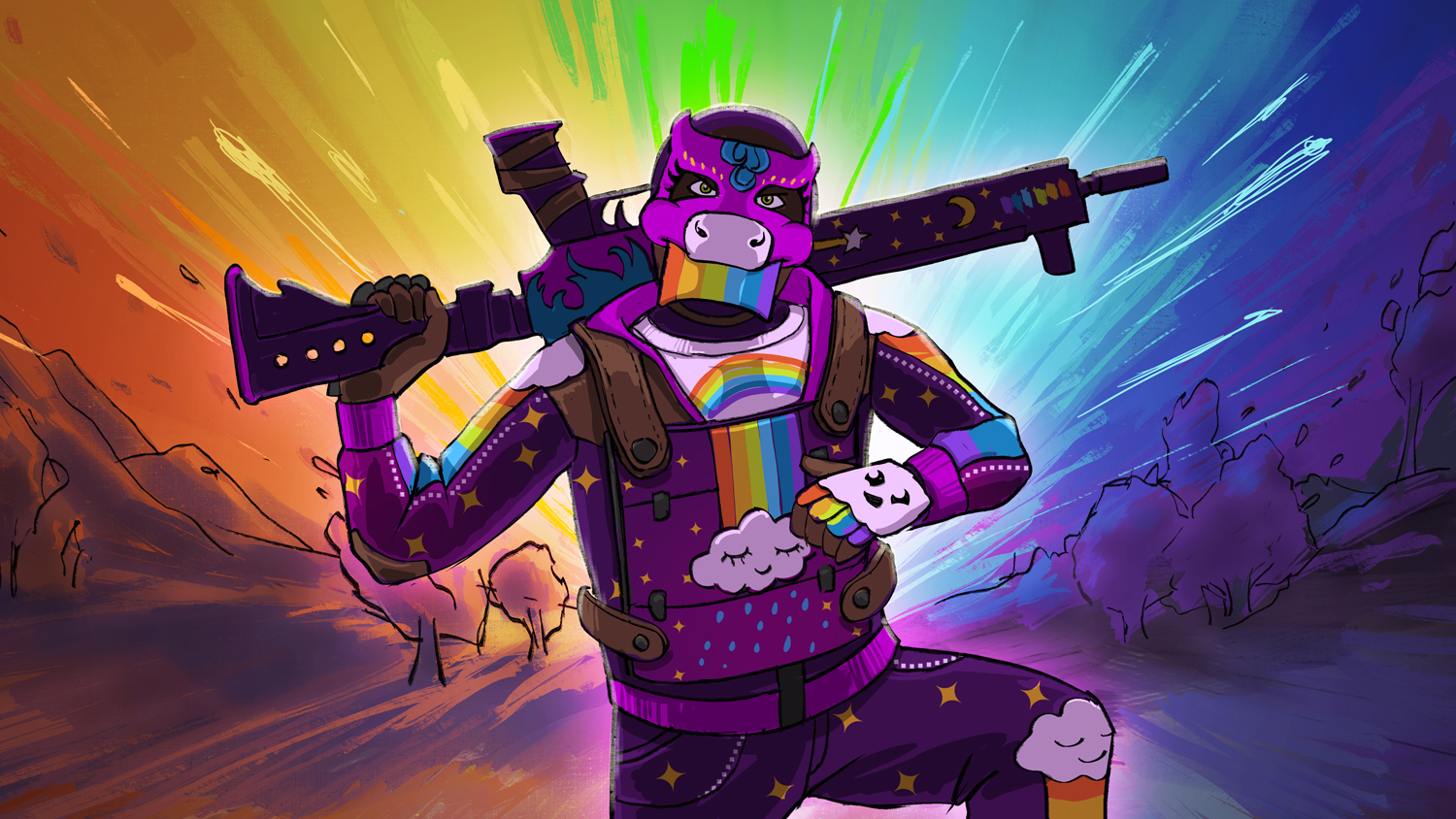 Rainbow Pony Mask screenshot 1