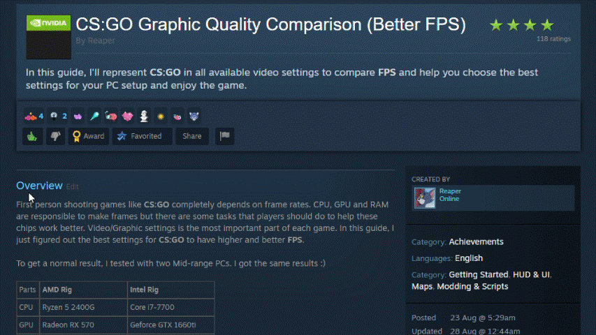 Steam Community :: Guide :: CS:GO Graphic Quality Comparison (Better FPS)