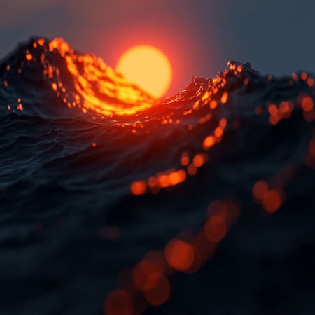 Blender Waves 4k