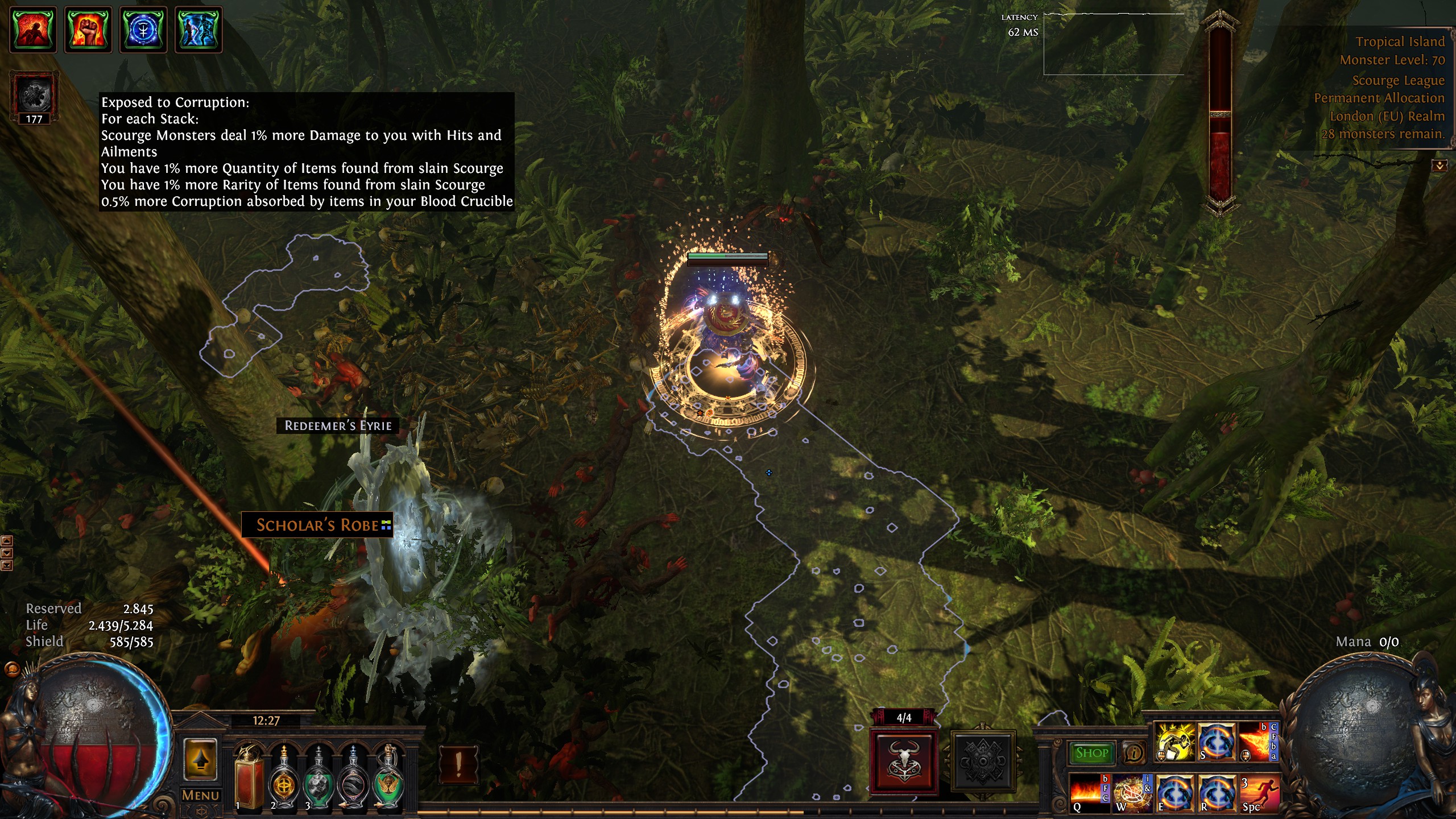 Feedback and Suggestions - Were One-shots the only option to limit the  amount of access to the league mechanic per map? - Forum - Path of Exile