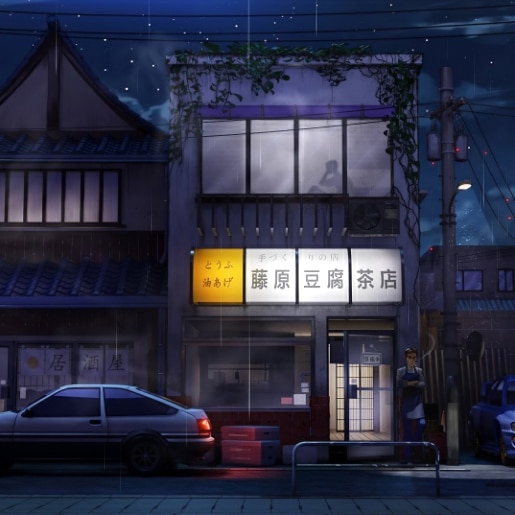 Cozy anime street