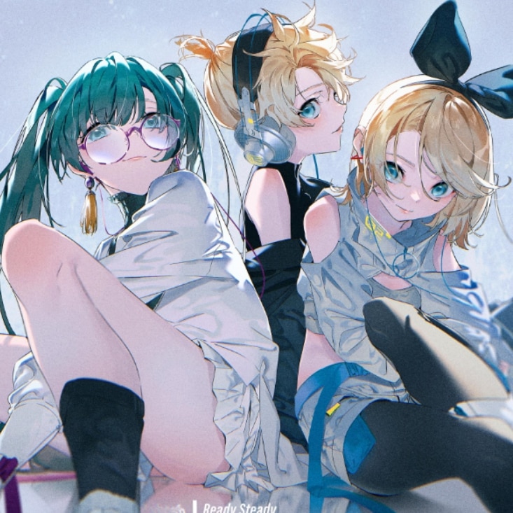 ready steady初音Miku、镜音铃Kagamine Rin、镜音连Kagamine Ren 4K长屏（试作111）