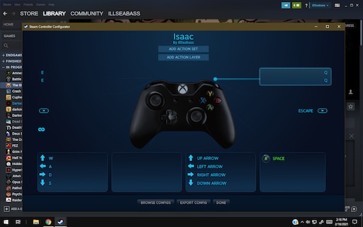 Steam Community :: Guide :: Binding of Isaac Controller Guide!