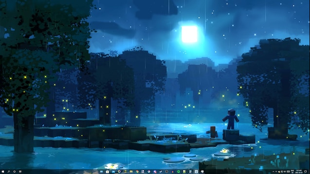 Steam Workshop::Minecraft: Swamp Nighttime Concept Art