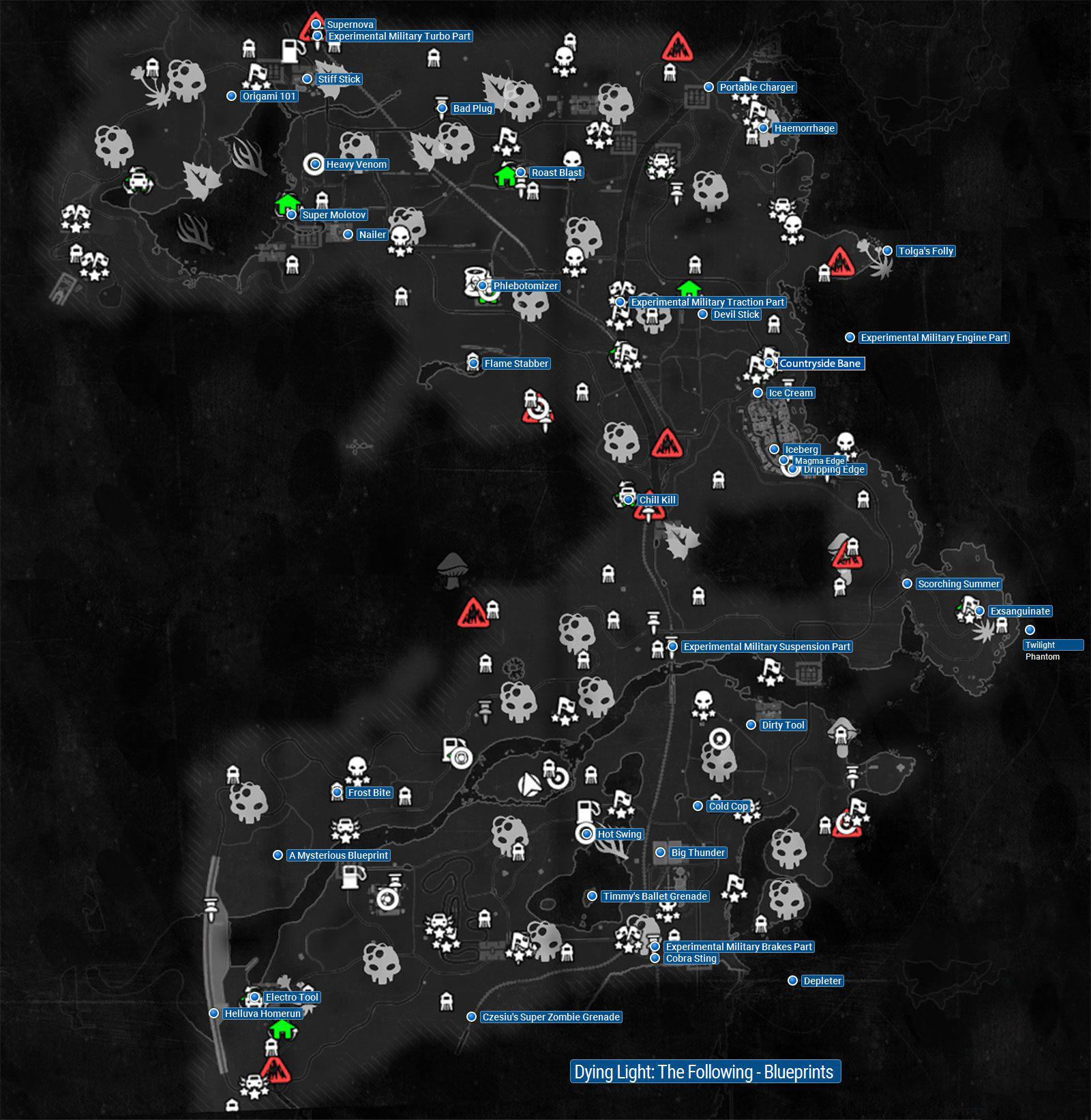 Aubergine tigger Traktor Steam Community :: Guide :: All Blueprint Locations | Dying Light + DLC