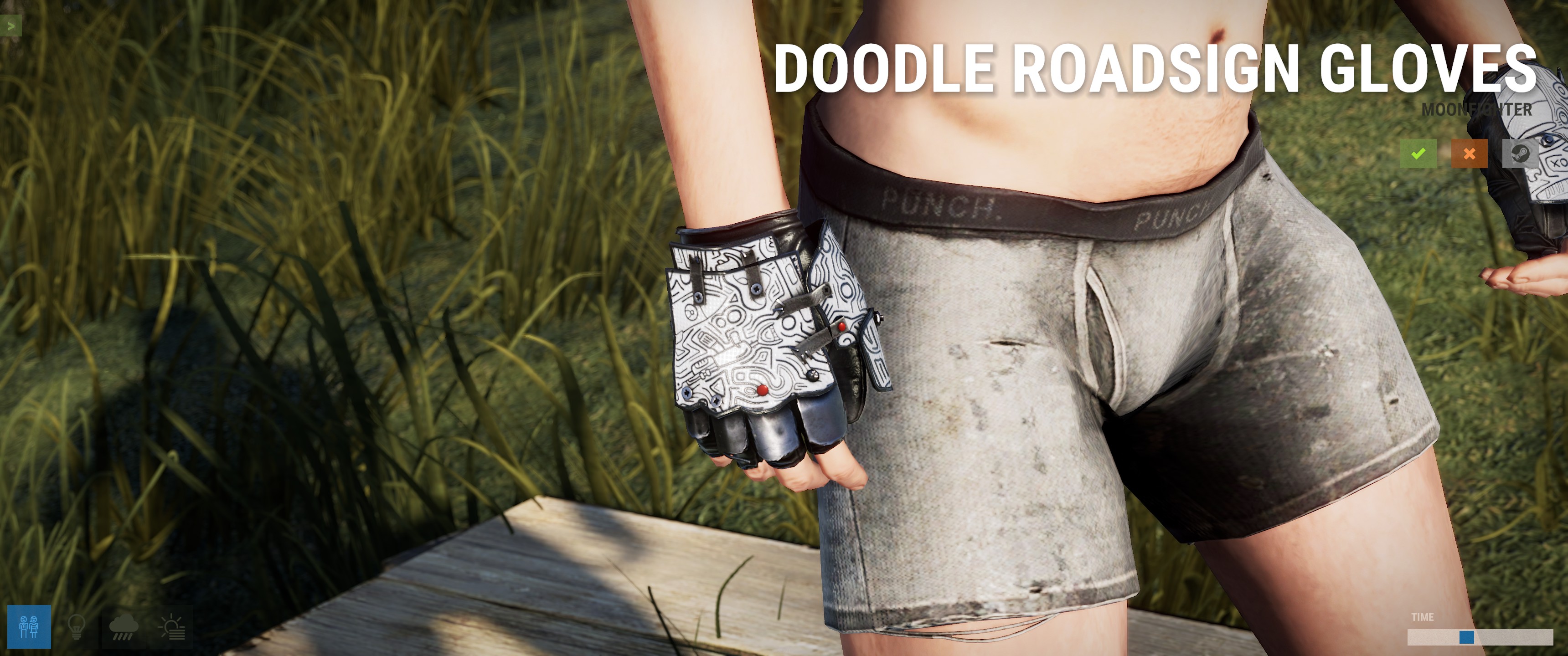 Doodle Roadsign Gloves thumbnail 4