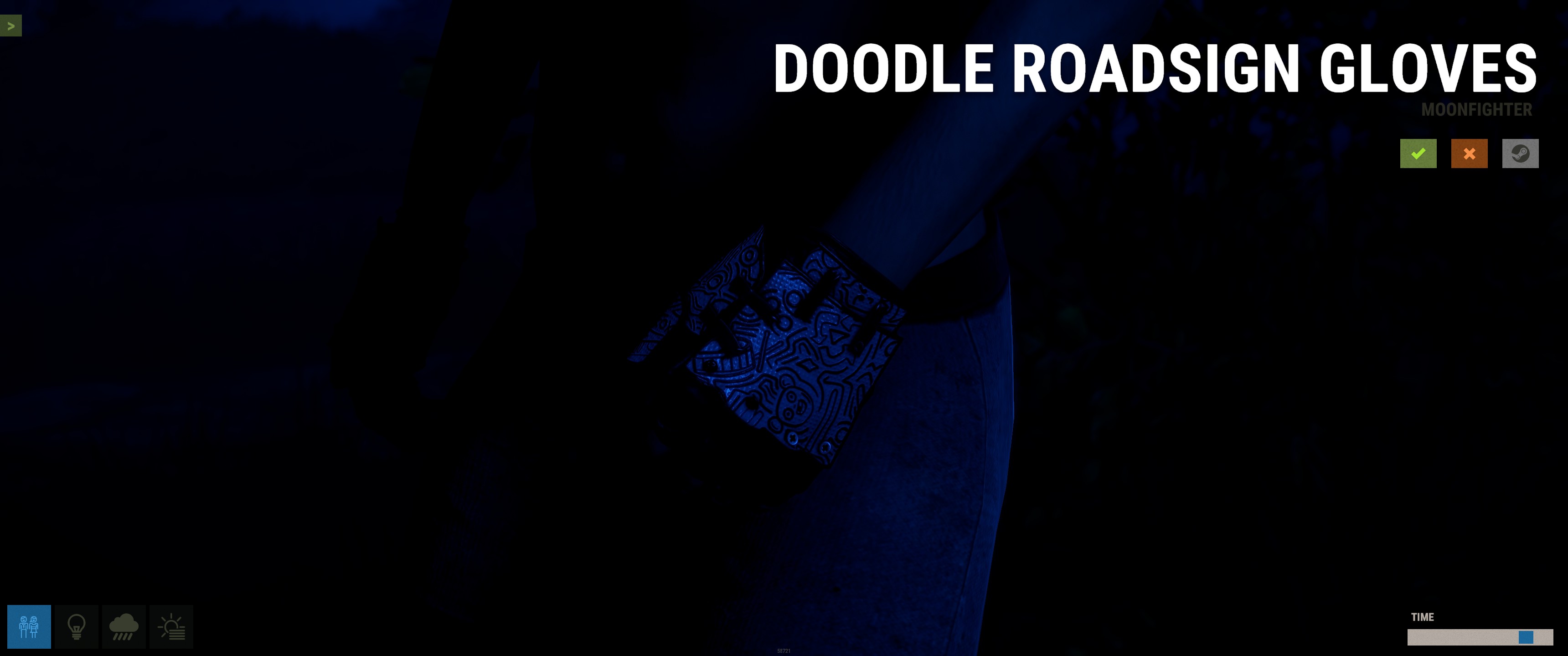 Doodle Roadsign Gloves thumbnail 6