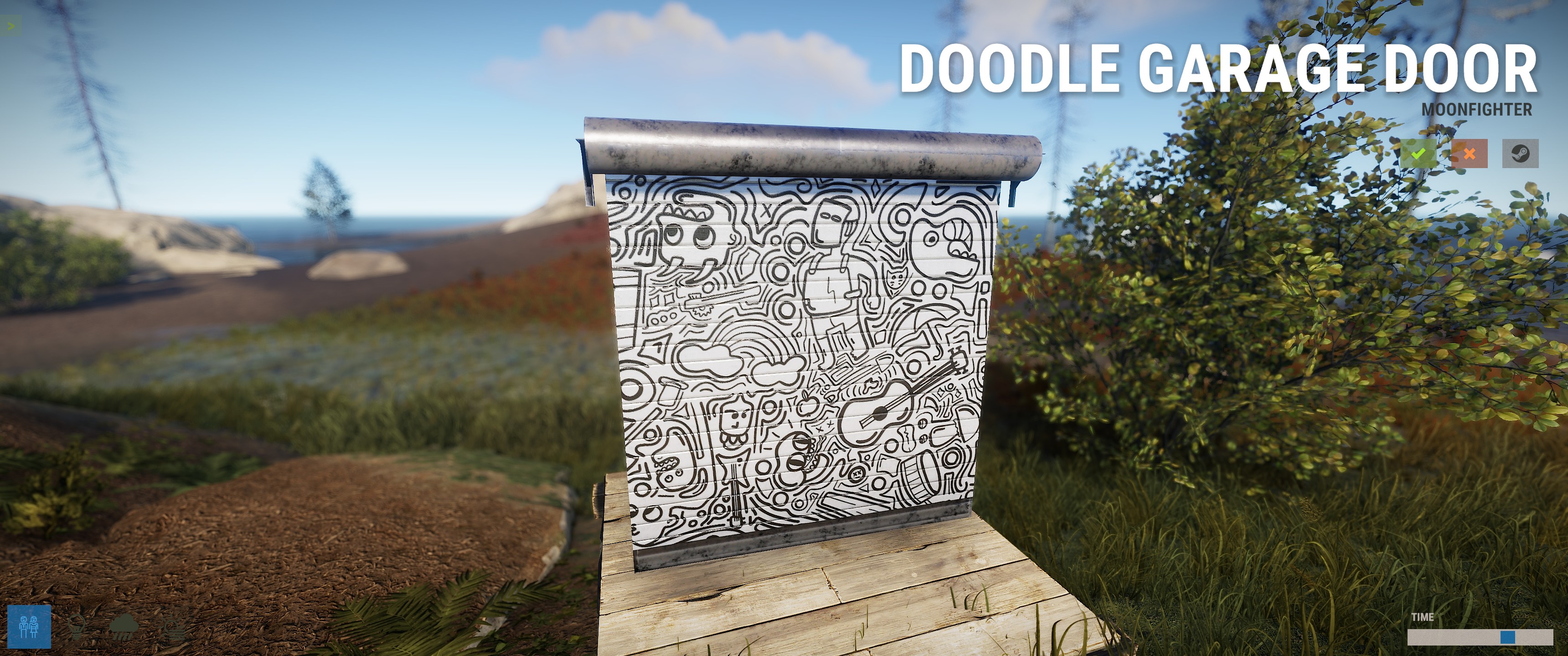 Doodle Garage Door thumbnail 4