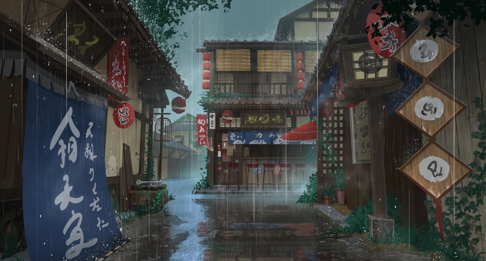 Steam Workshop::Rainy Anime Street