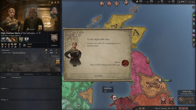 Let's Play Crusader Kings 3 – The Lords of Penfro – The Shieldmaiden 