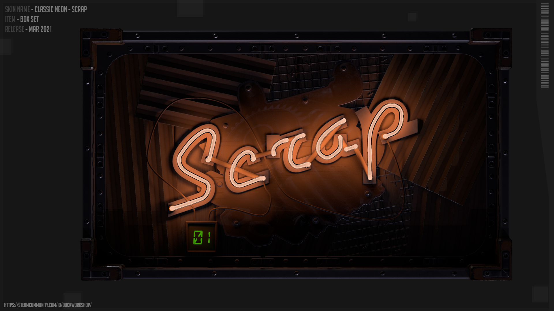 Neon Scrap Storage screenshot 1