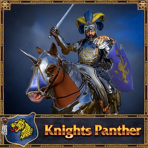 2x Knights Panther  #064 Warhammer Invasion 