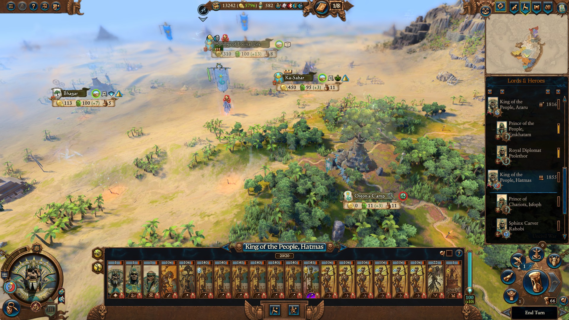 Personal Notes on playing Tomb Kings - Court of Lybaras (Immortal Empires) image 110