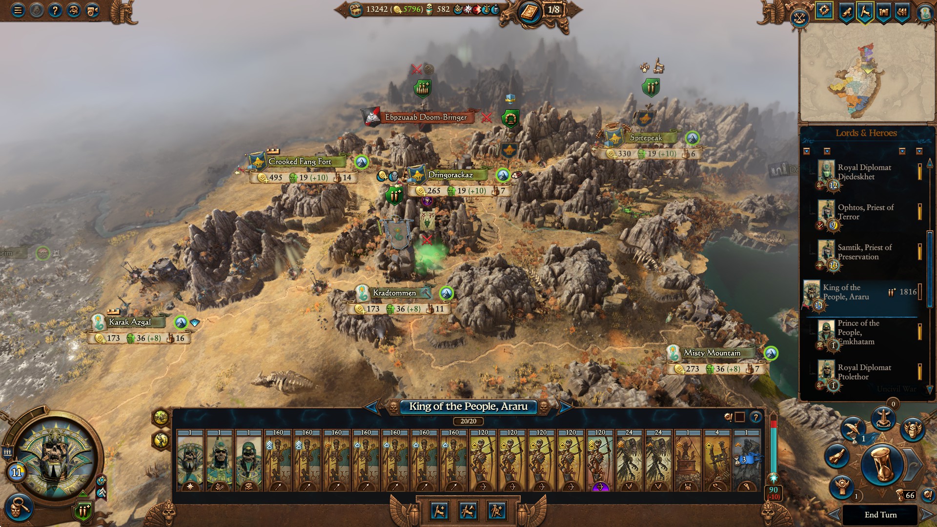 Personal Notes on playing Tomb Kings - Court of Lybaras (Immortal Empires) image 109