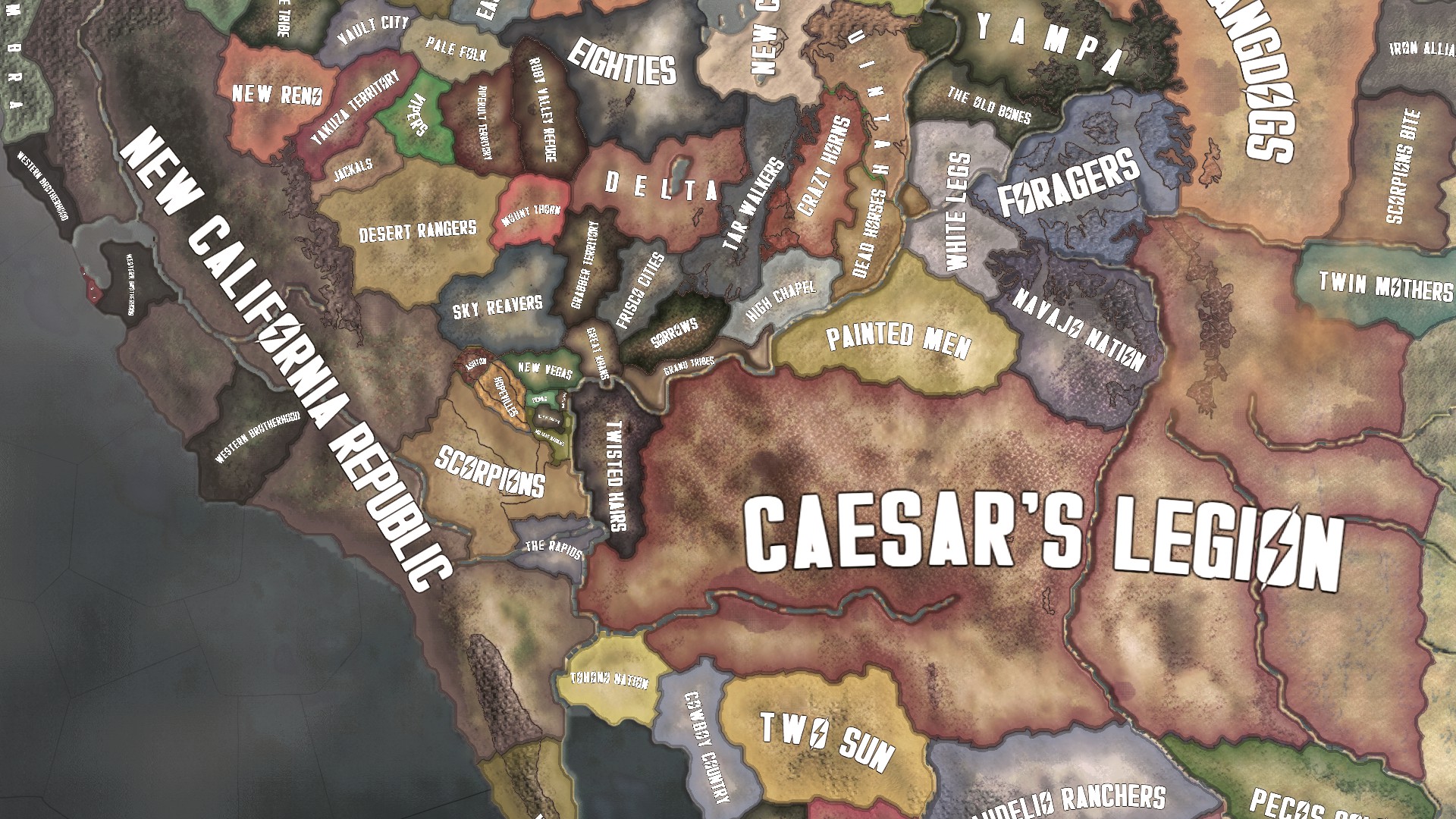 Фоллаут нью вегас блюз старого мира карта