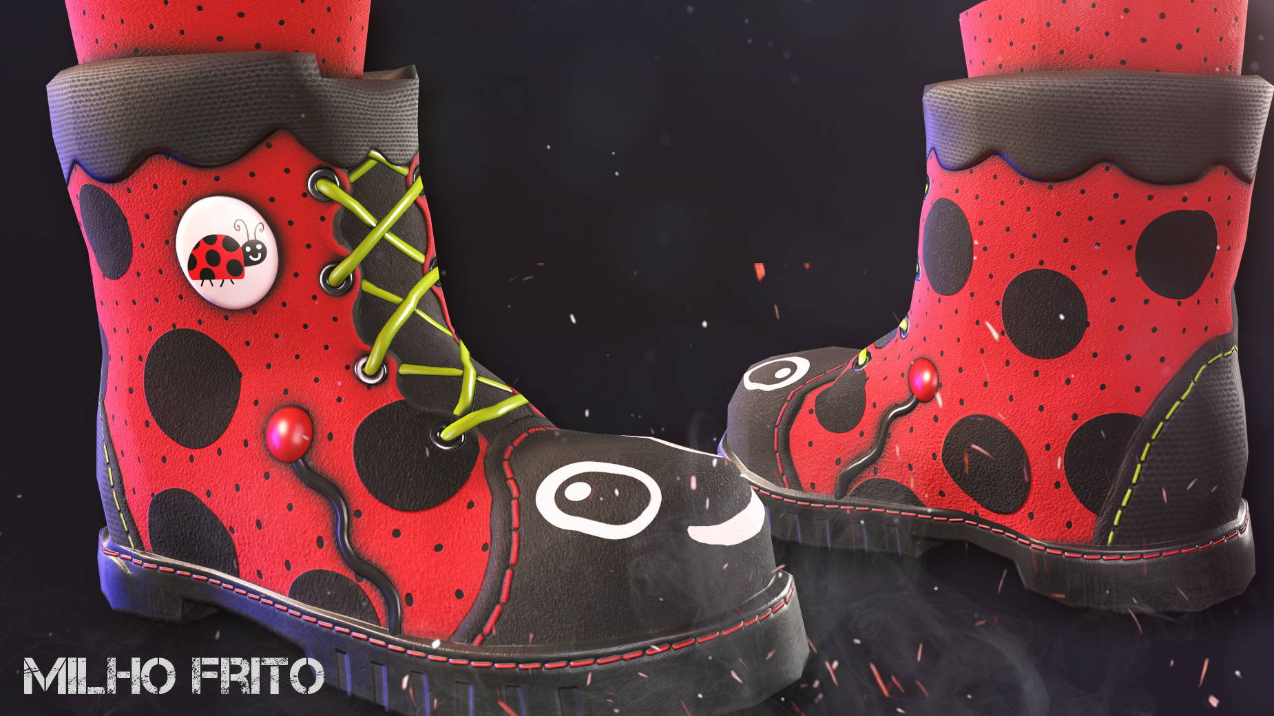 Ladybug Cosplay Boots screenshot 1