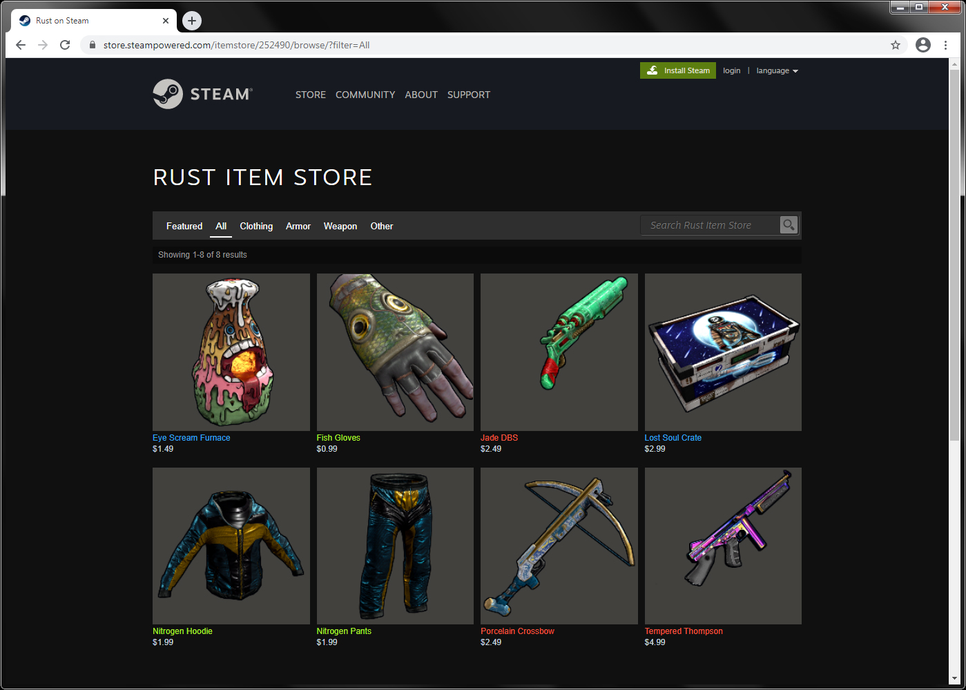 Rust - Steam Community Market Manager