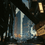 Night City Streets - Cyberpunk 2077