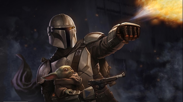 Steam Workshop::Star Wars - The Mandalorian and the Foundling 4K
